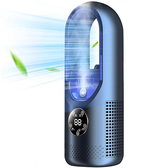 WhisperCool draagbare aircooler zonder bladen: perfect voor elke ruimte | elesira