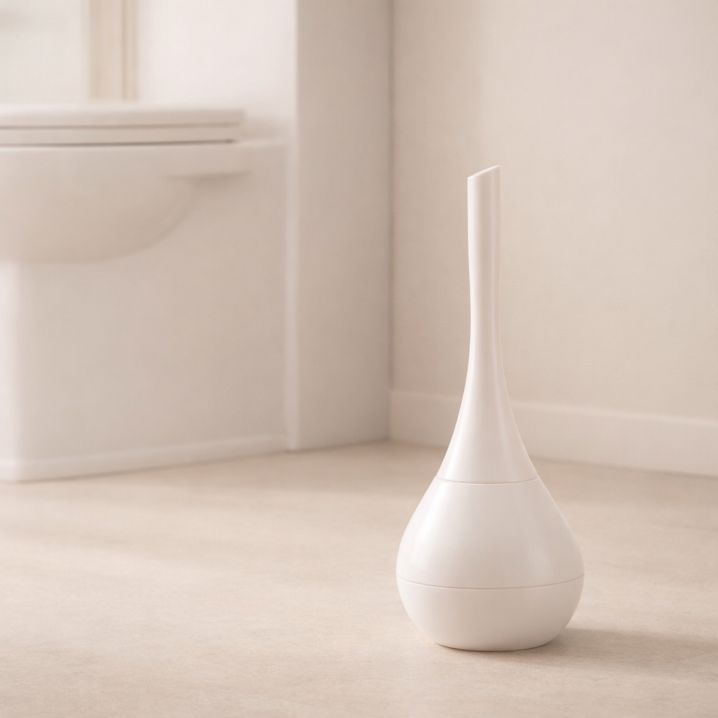Elegante set per la pulizia del WC con supporto | elesira
