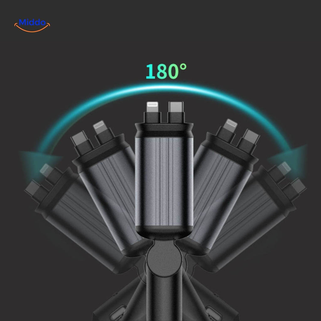 VoltAura | Power Up Four Devices Quickly & Illuminate Your Night Journey Sky | elesira