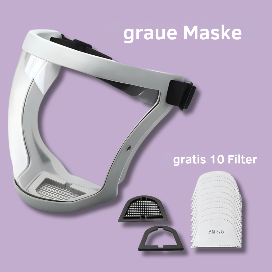 Waterproof Reusable Mask with HEPA Filter for Respiratory Protection | elesira