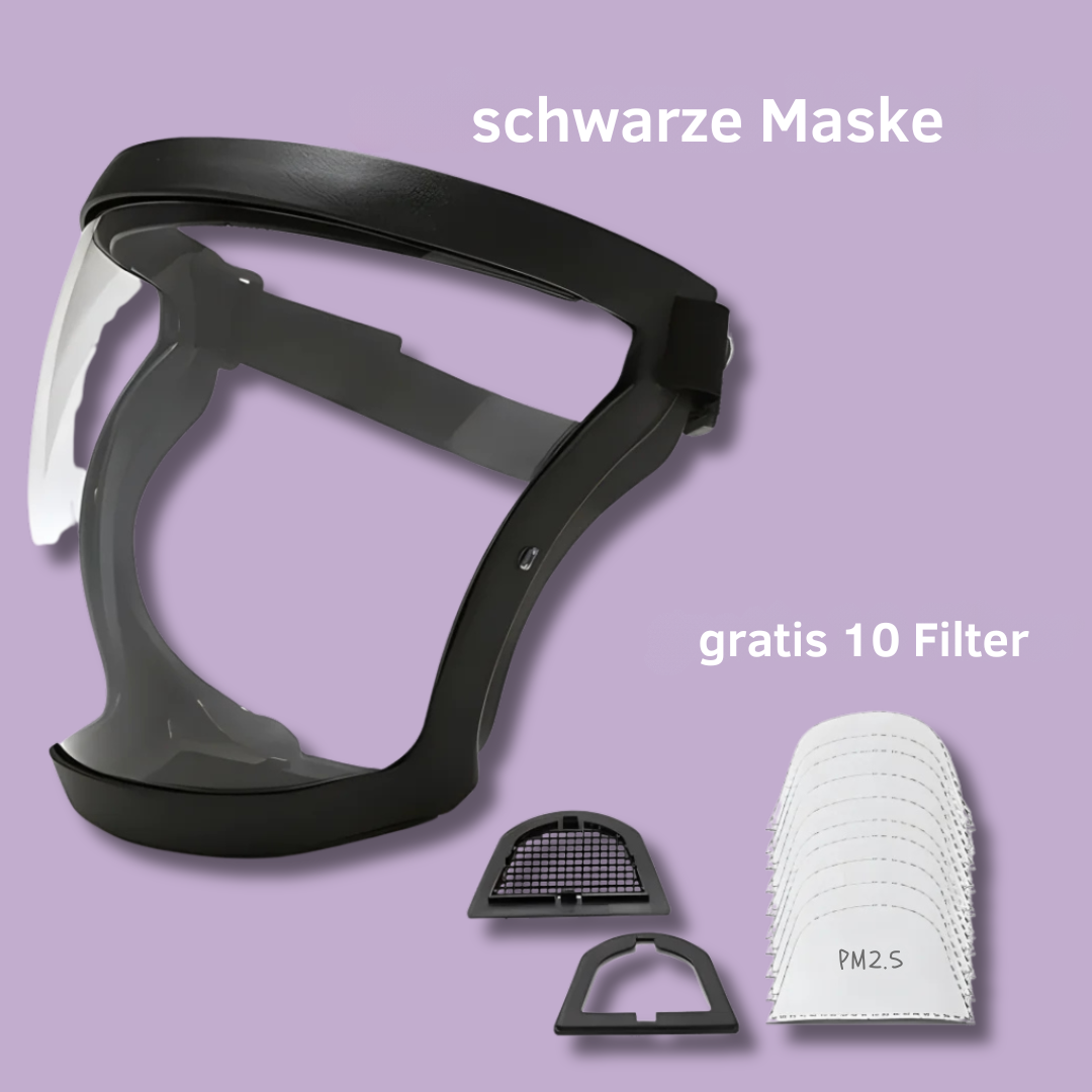 Waterproof Reusable Mask with HEPA Filter for Respiratory Protection | elesira