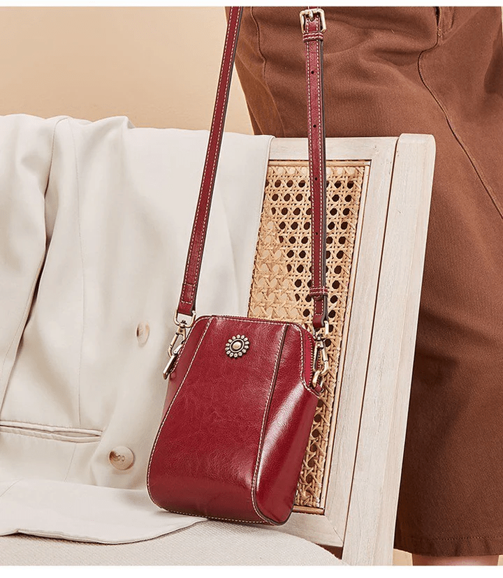 VioraLux Leather Crossbody | Command Attention with Timeless Elegance and Effortless Confidence | elesira