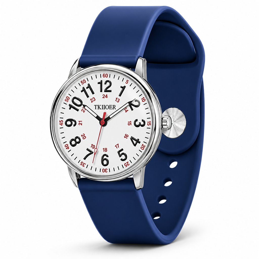 Montre étanche et lumineuse pour infirmières avec trotteuse | elesira