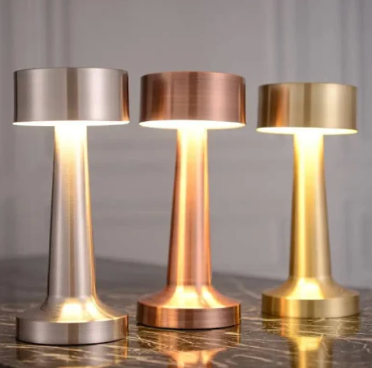 Wireless Dimmable LED Rechargeable Table Lamp ModernArt – Contemporary Touch Control - Living Room - Reading Lamp - Bedside Lamp | elesira