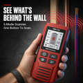 WallScout HW-710 | Finn stendere, ledninger og rør før boring - skanner med 5 moduser | elesira