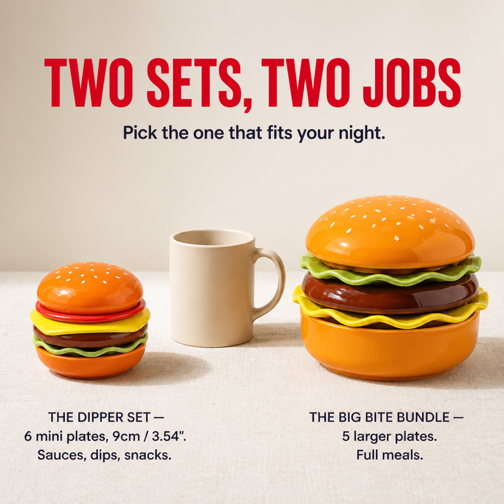 SmashStack | Layer Every Sauce, Snack & Side Into a Mini Burger Tower | elesira