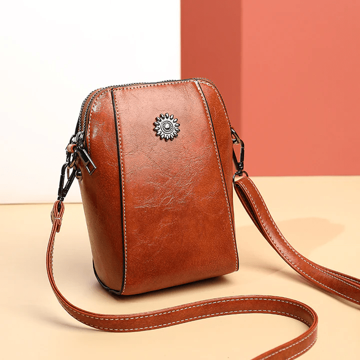 VioraLux Leather Crossbody | Command Attention with Timeless Elegance and Effortless Confidence | elesira