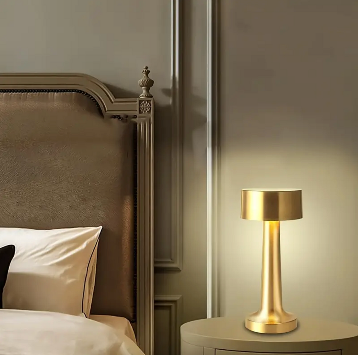 Wireless Dimmable LED Rechargeable Table Lamp ModernArt – Contemporary Touch Control - Living Room - Reading Lamp - Bedside Lamp | elesira