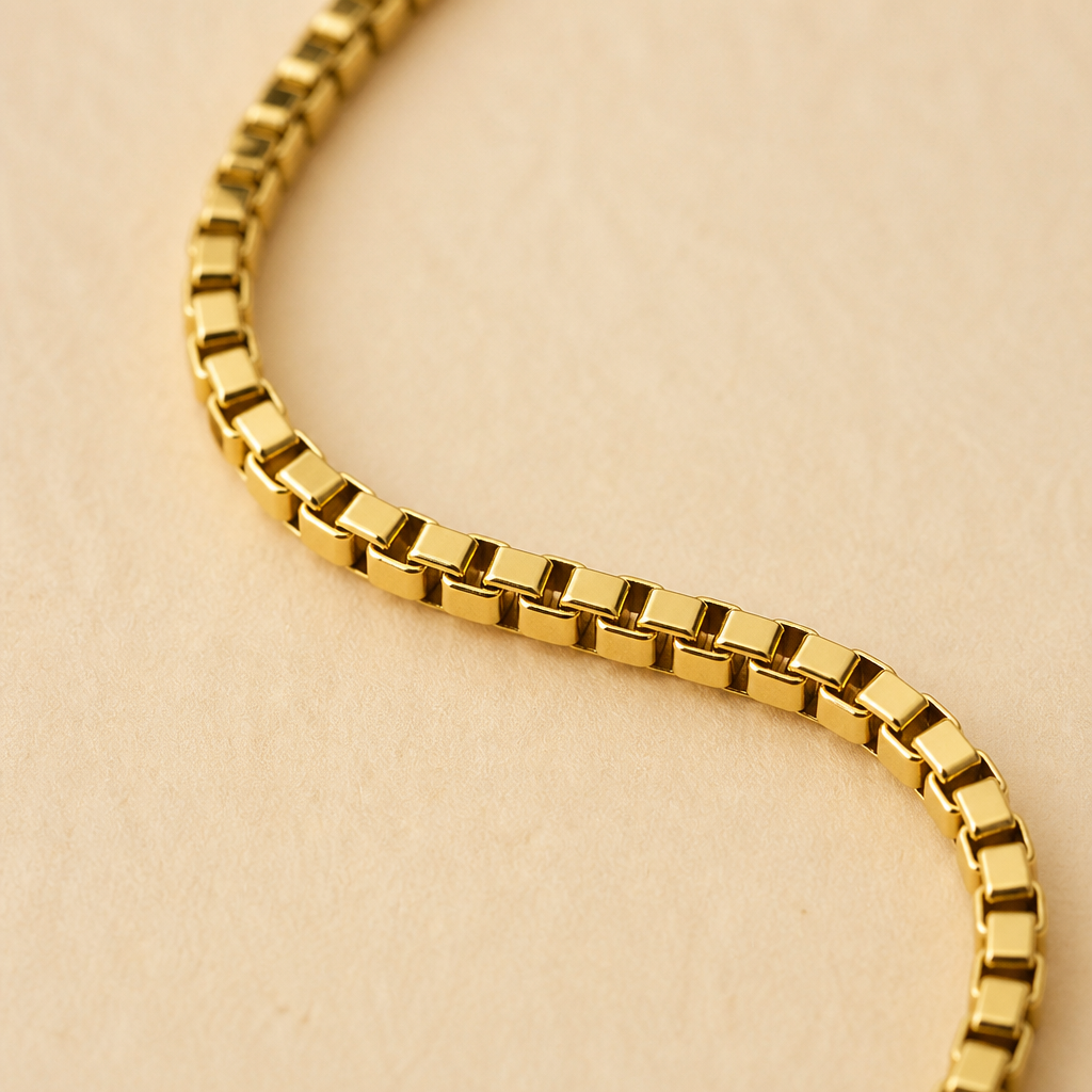 ViraLuxe – Gold Asymmetric Pearl and Chain Necklace & Bracelet Set | elesira