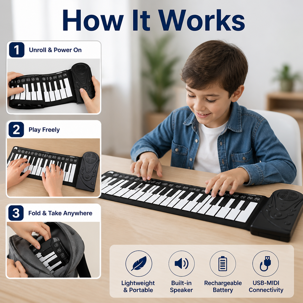 VibeKeys | Slipp musikken løs hvor og når som helst med ren pianokraft | elesira