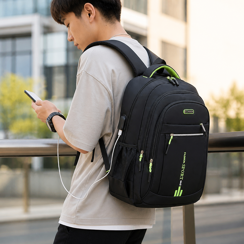 Rucsac Oxford hidrofug cu încărcare USB (pentru laptop de 15.6in) | elesira