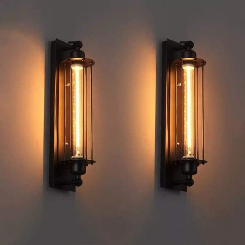 Vegglampe i industriell vintagestil | elesira