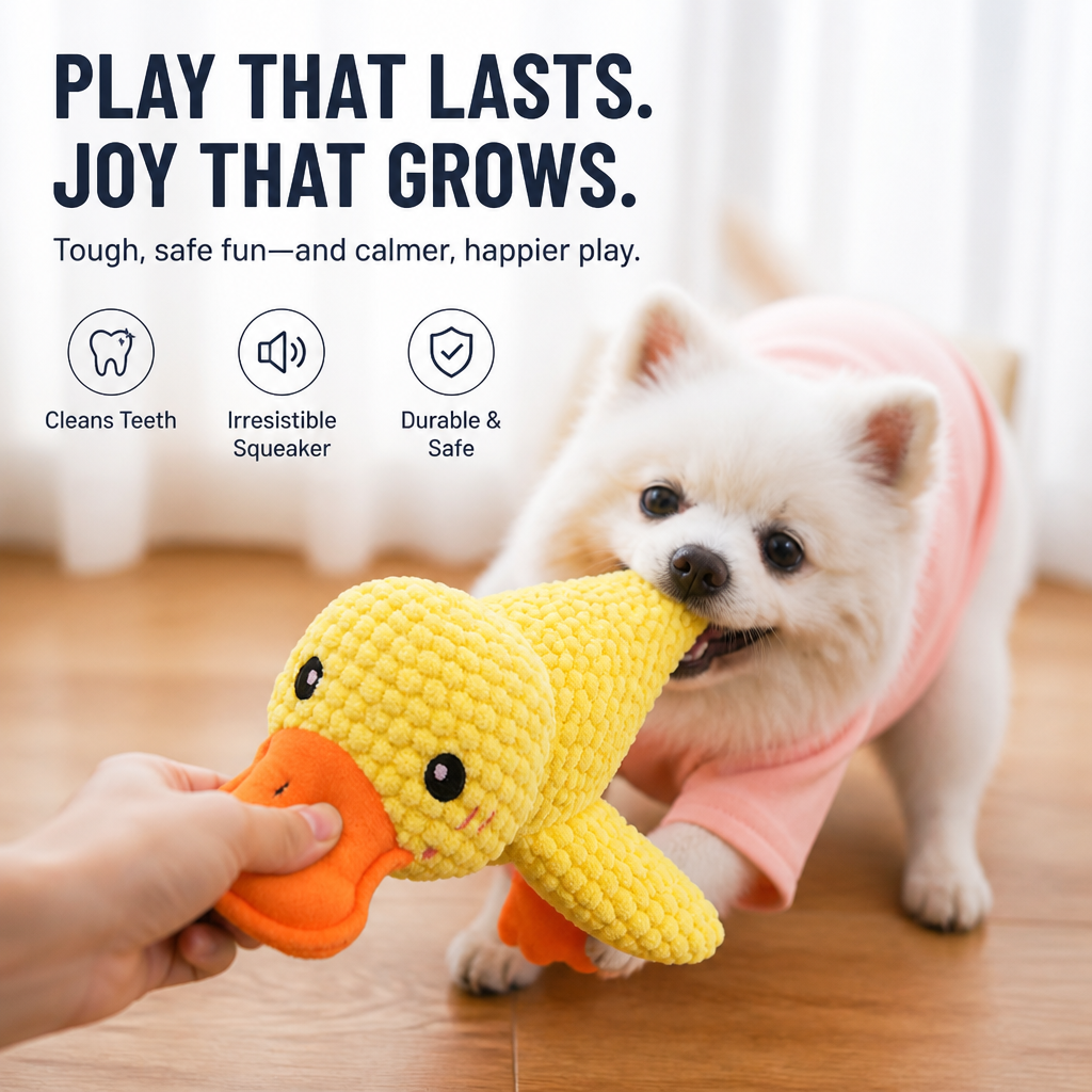 SnuggleBump Duck - Ignites Playful Joy and Soothes with Every Chew | elesira