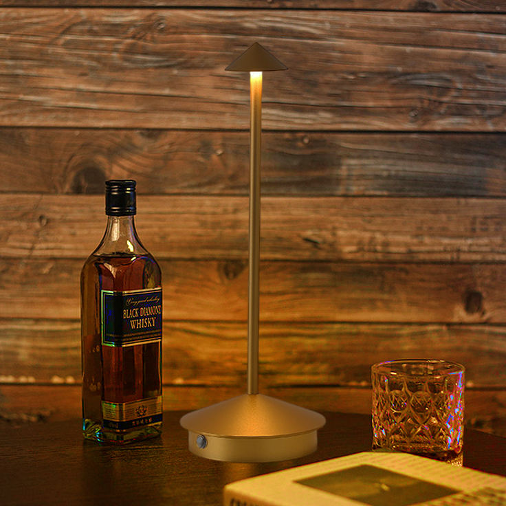 LumiGlow – Luxe Wireless Table Lamp with Memory Function and Adjustable Lighting | elesira