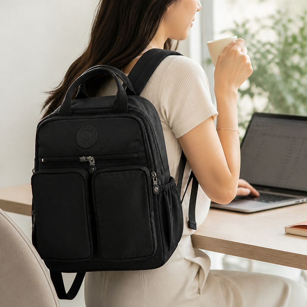 Weatherproof Multi-Compartment Backpack (Women's) | elesira