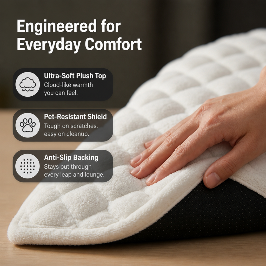SnuggleNest - Sink Into Endless Winter Warmth and Pet-Proof Peace of Mind | elesira