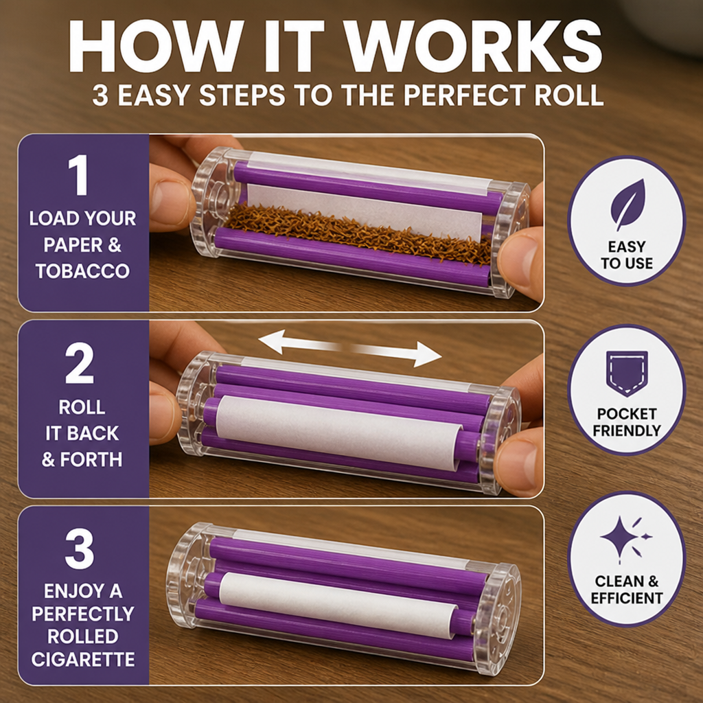VibeRoller | Effortless Perfect Rolls That Make Every Smoke Unforgettable | elesira
