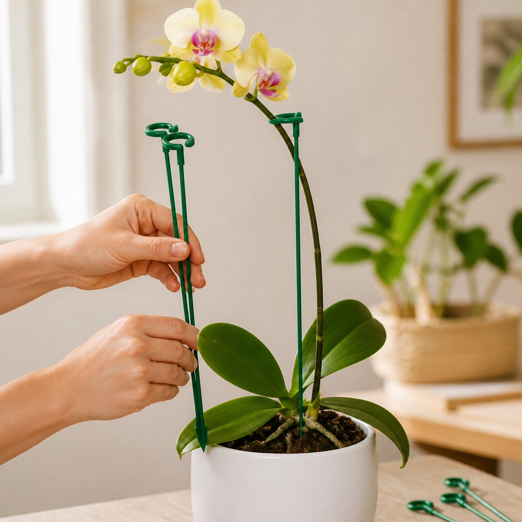 Hastes de suporte para plantas resistentes às intempéries e sem necessidade de ferramentas (pack de 20) | elesira