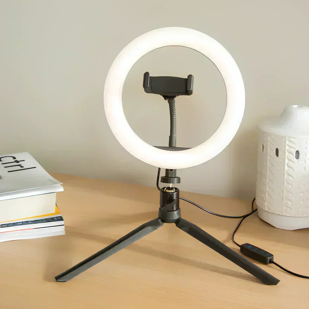 Aro de luz Radiance Pro – LED ajustável para uma iluminação perfeita | elesira