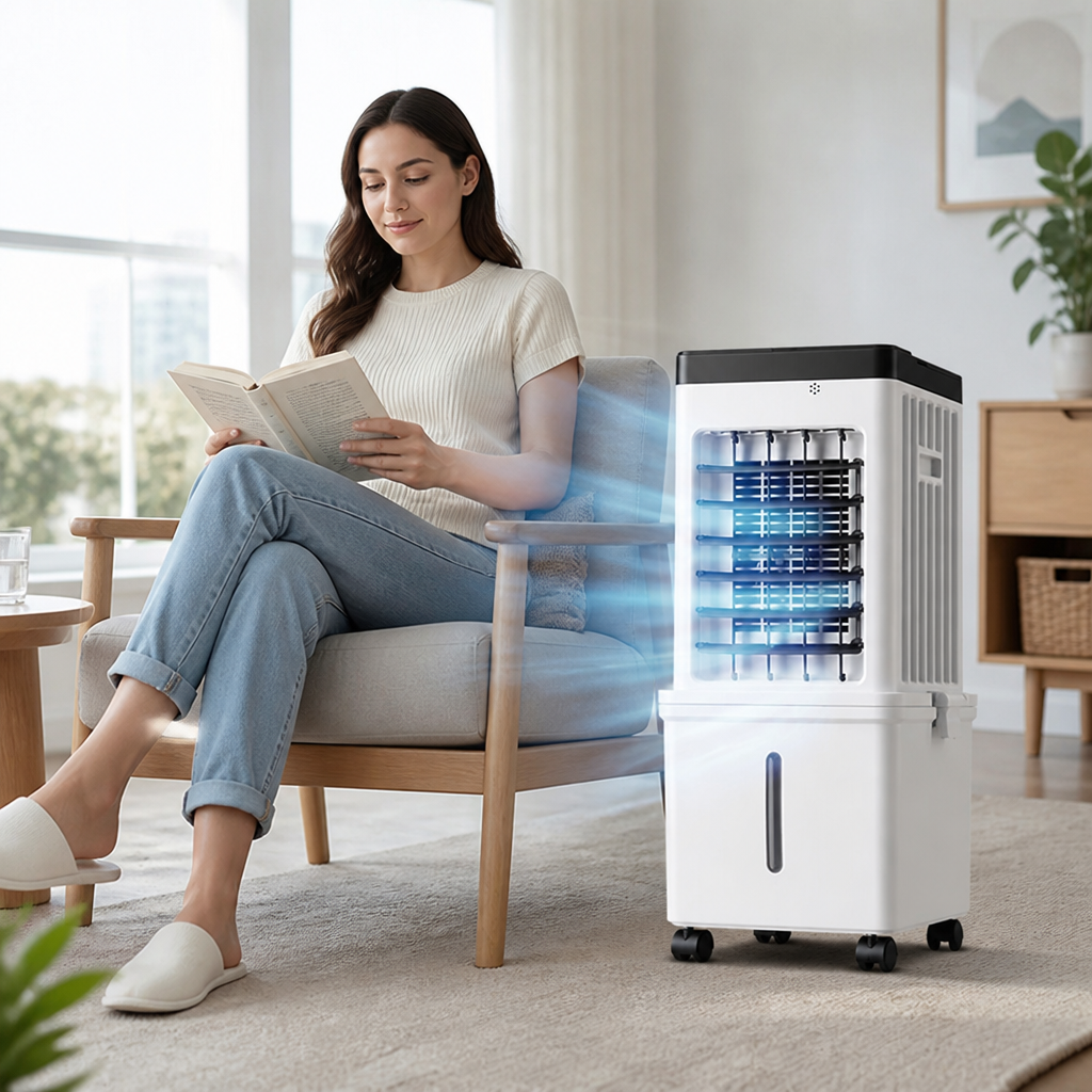 Windowless 3-in-1 Whisper-Quiet Portable Air Conditioner | elesira