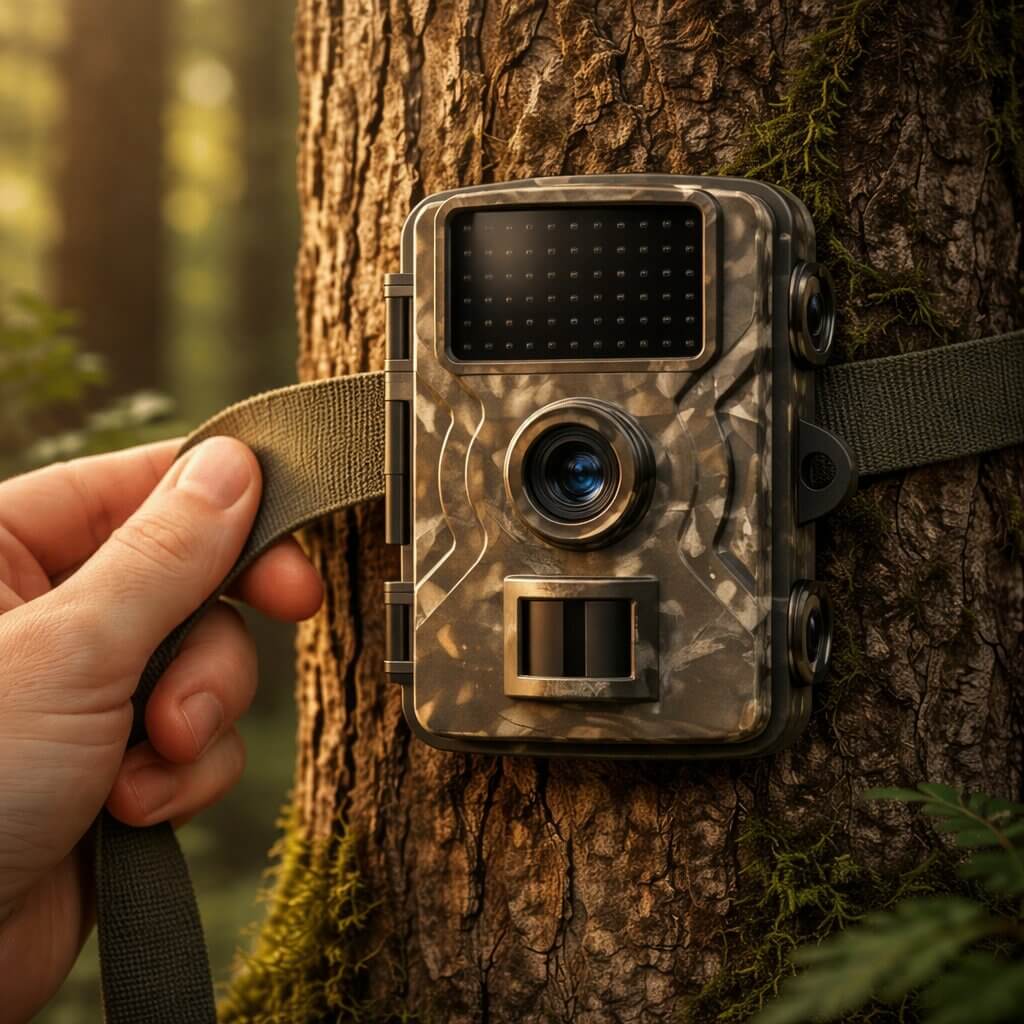 Cámara de monitoreo de fauna con visión nocturna - Detector de movimiento - Resistente a la intemperie - Forest Guardian | elesira