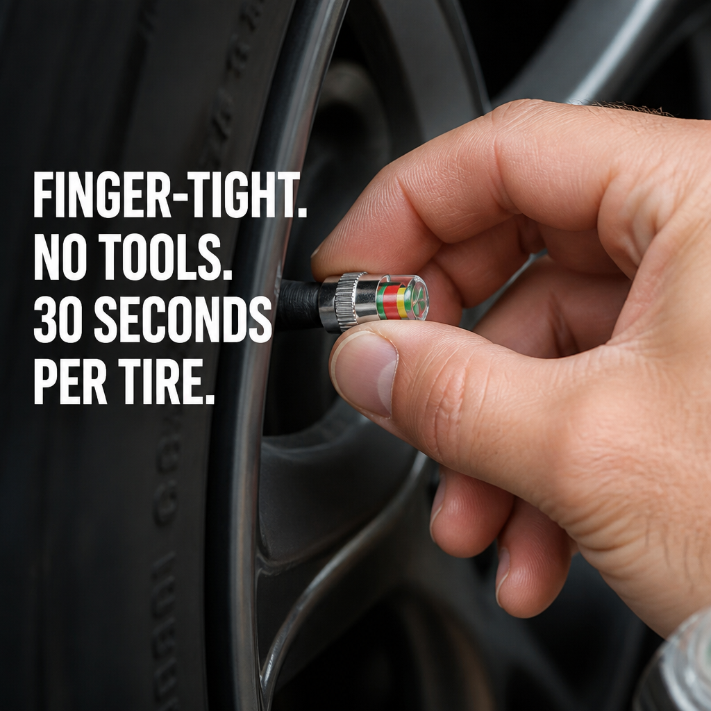 VeloGuard - Spot Low Tire Pressure Instantly Before Each Ride | elesira