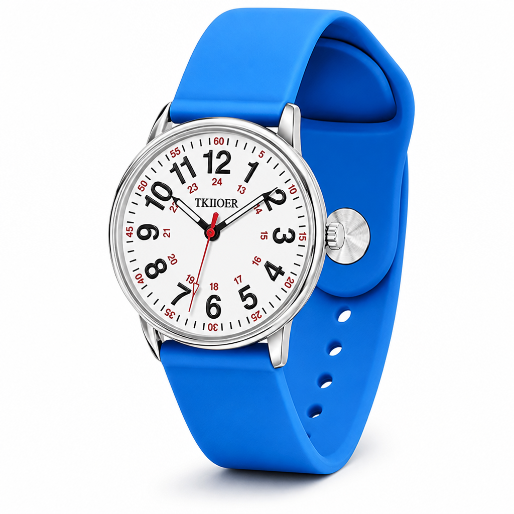 Montre étanche et lumineuse pour infirmières avec trotteuse | elesira