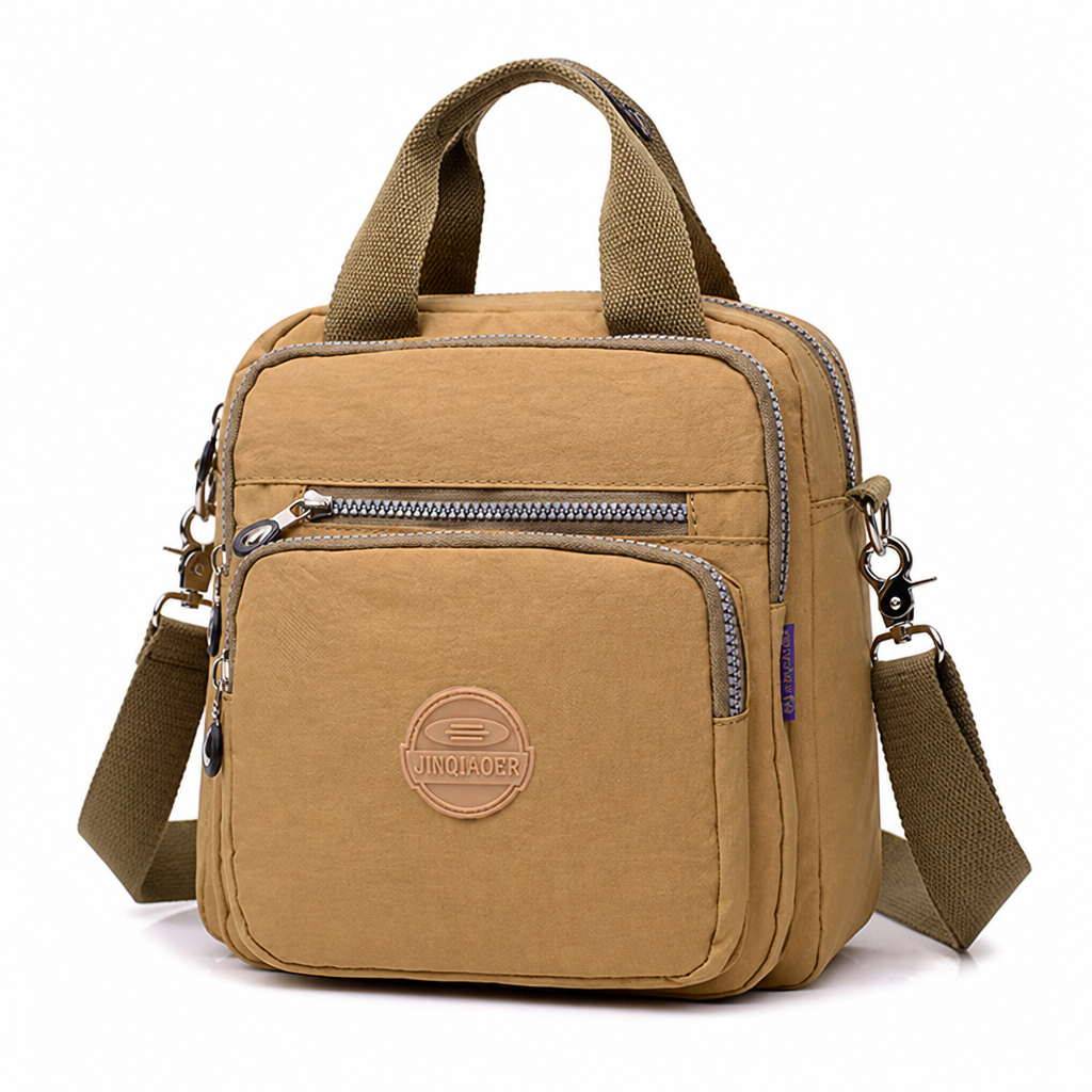 Water-Repellent Multi-Compartment Crossbody Bag | elesira