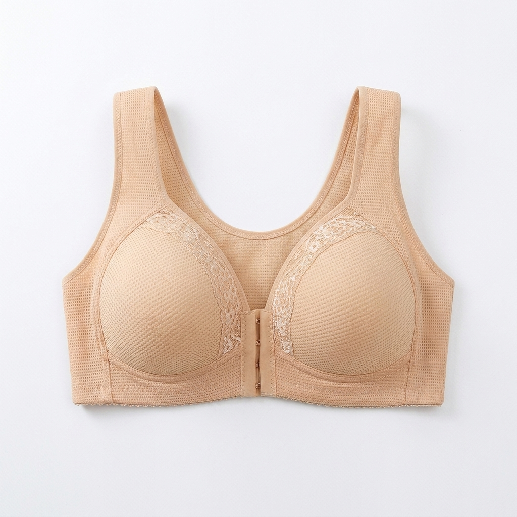 VivaFemme – Sutien din dantelă, fără bretele, cu închidere frontală | elesira