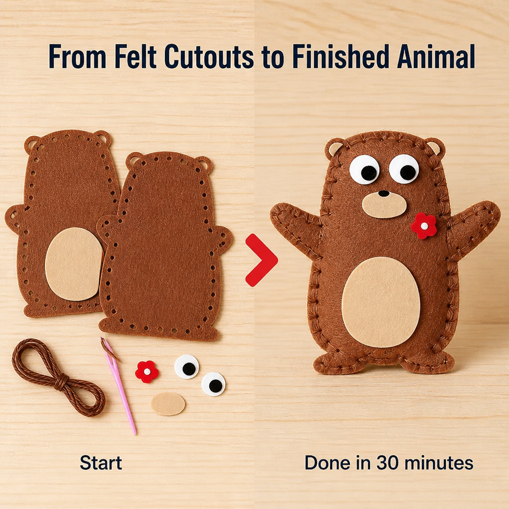 WhizKidz StitchCraft | Înlocuiește conflictele provocate de ecrane cu o concentrare calmă, implicată și practică, care durează | elesira