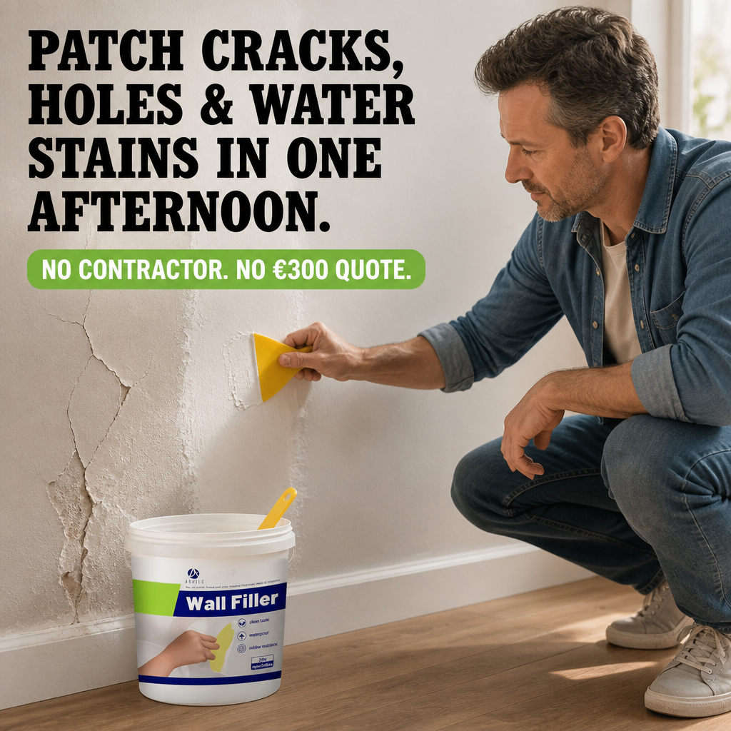 SmoothSavvy | Fix Cracks, Holes & Water Stains All in One Afternoon | elesira
