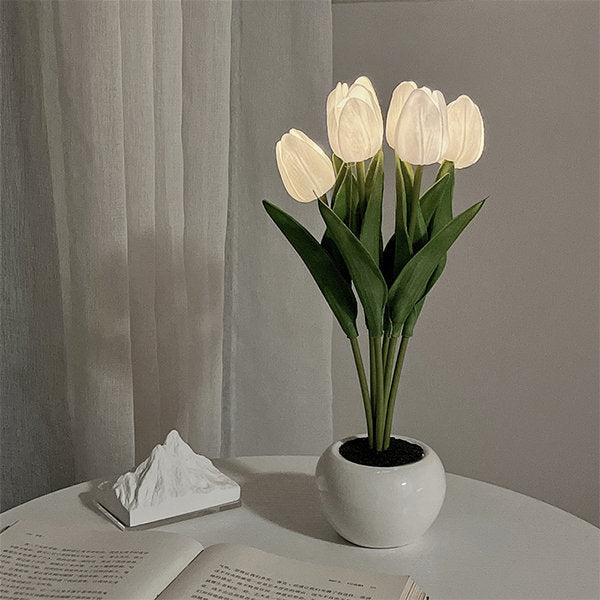 Maribel | Tulip-Shaped Night Lamp | elesira