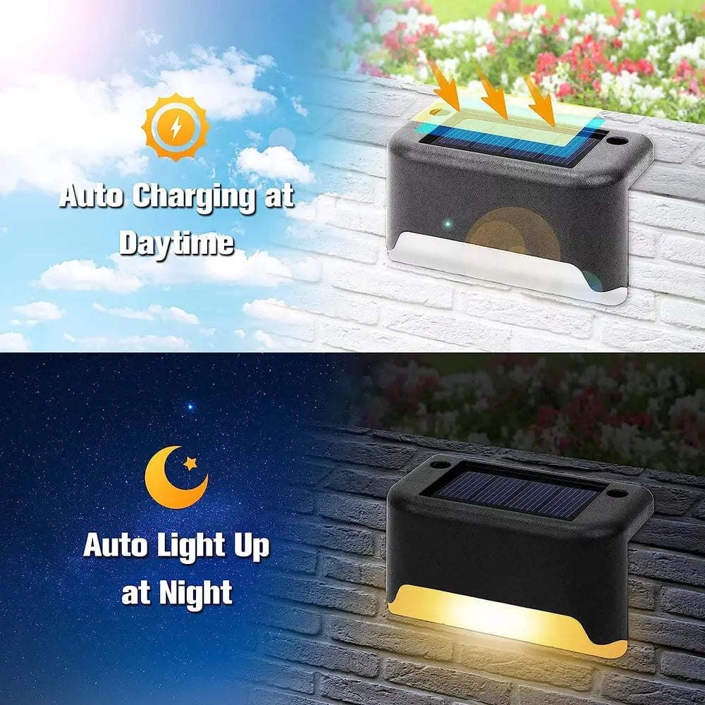 Solar Stair Lights – Exterior Lighting with Automatic Activation | elesira