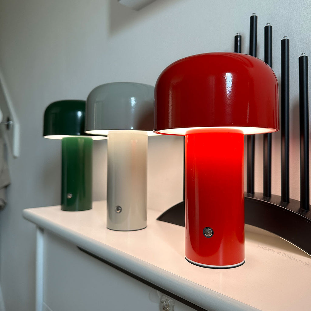 Elegancka nowoczesna bezprzewodowa lampa w kształcie grzybka | elesira