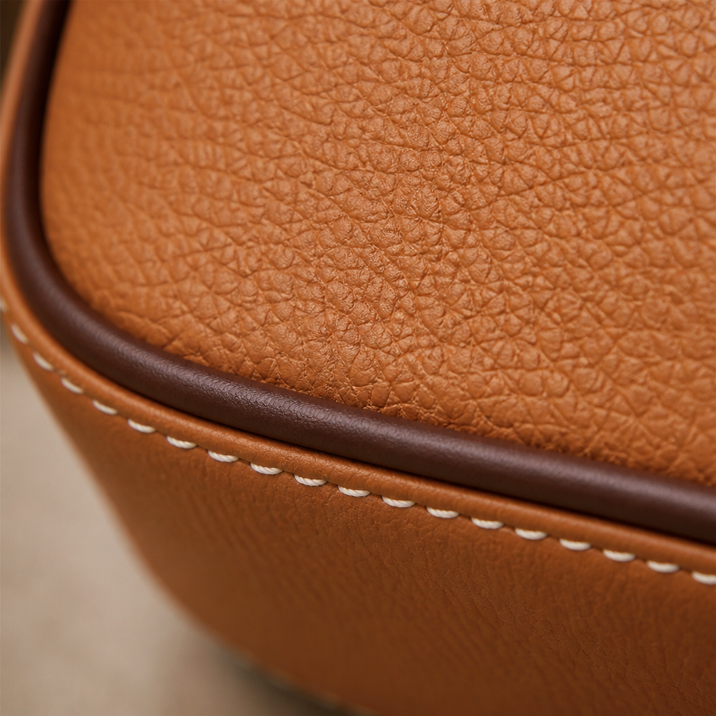 SolaraVera – Timeless Pebbled Leather Crossbody with Magnetic Snap | elesira