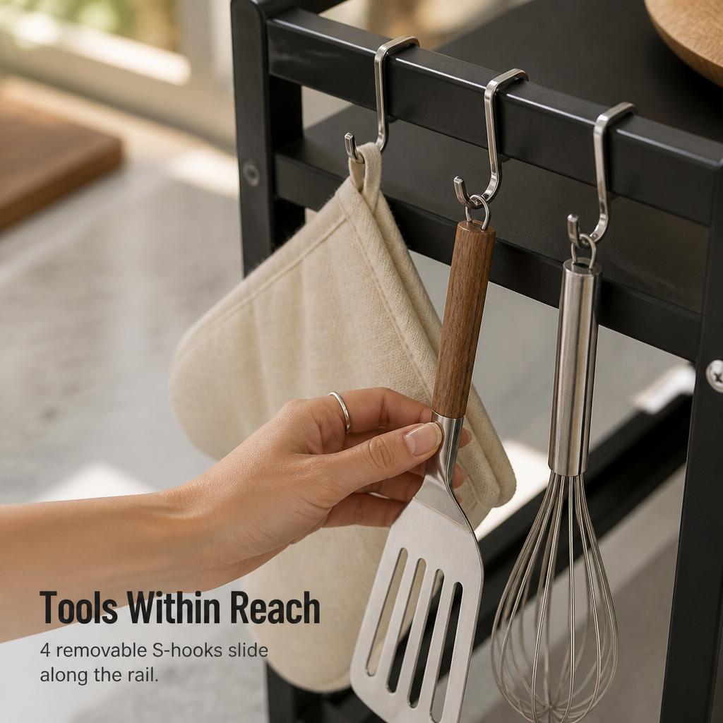Étagère extensible VersaLift pour électroménager | Gagnez de la place dans votre cuisine sans effort et dites adieu au désordre | elesira
