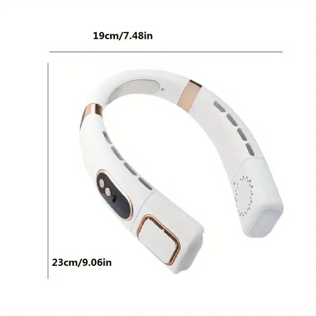 Ventilador de cuello de 360 grados con diseño sin aspas y velocidades ajustables - Elesira