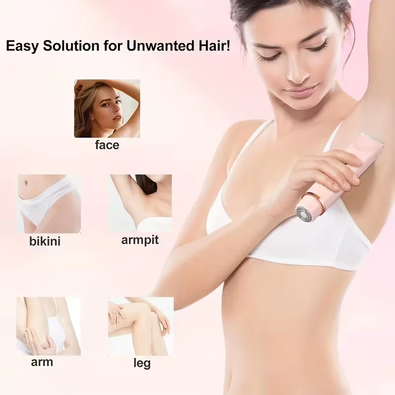 SilkySheer Precision Shaver | Oppnå uanstrengt, smertefri glatthet som umiddelbart styrker selvtilliten din | elesira