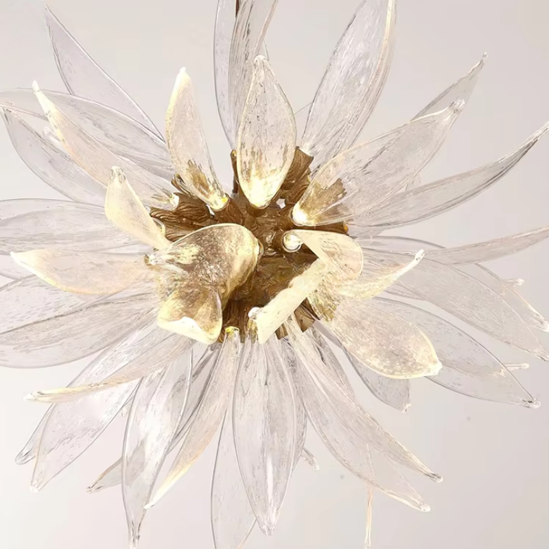 Sunflower Glass Chandelier | elesira
