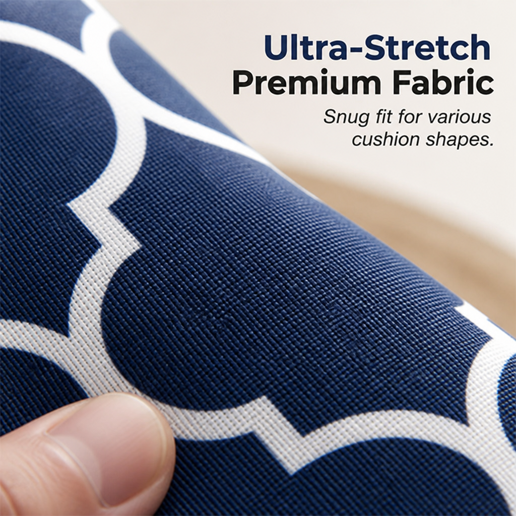 SlipTide Stretch Patio Sofa Cushion Covers - Wrap Your Cushions in Flawless Fit and Spill-Proof Ease | elesira