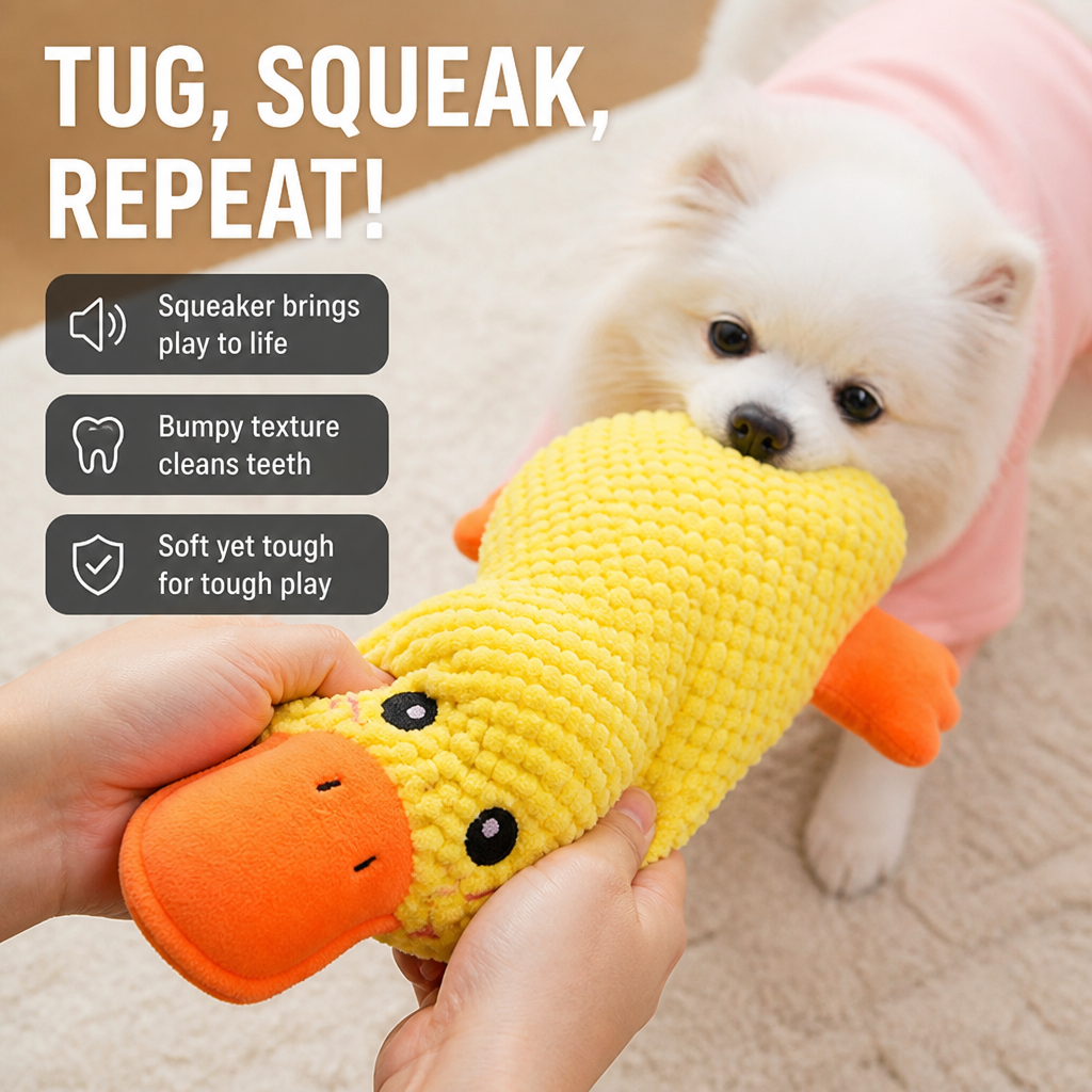 SnuggleBump Duck - Ignites Playful Joy and Soothes with Every Chew | elesira