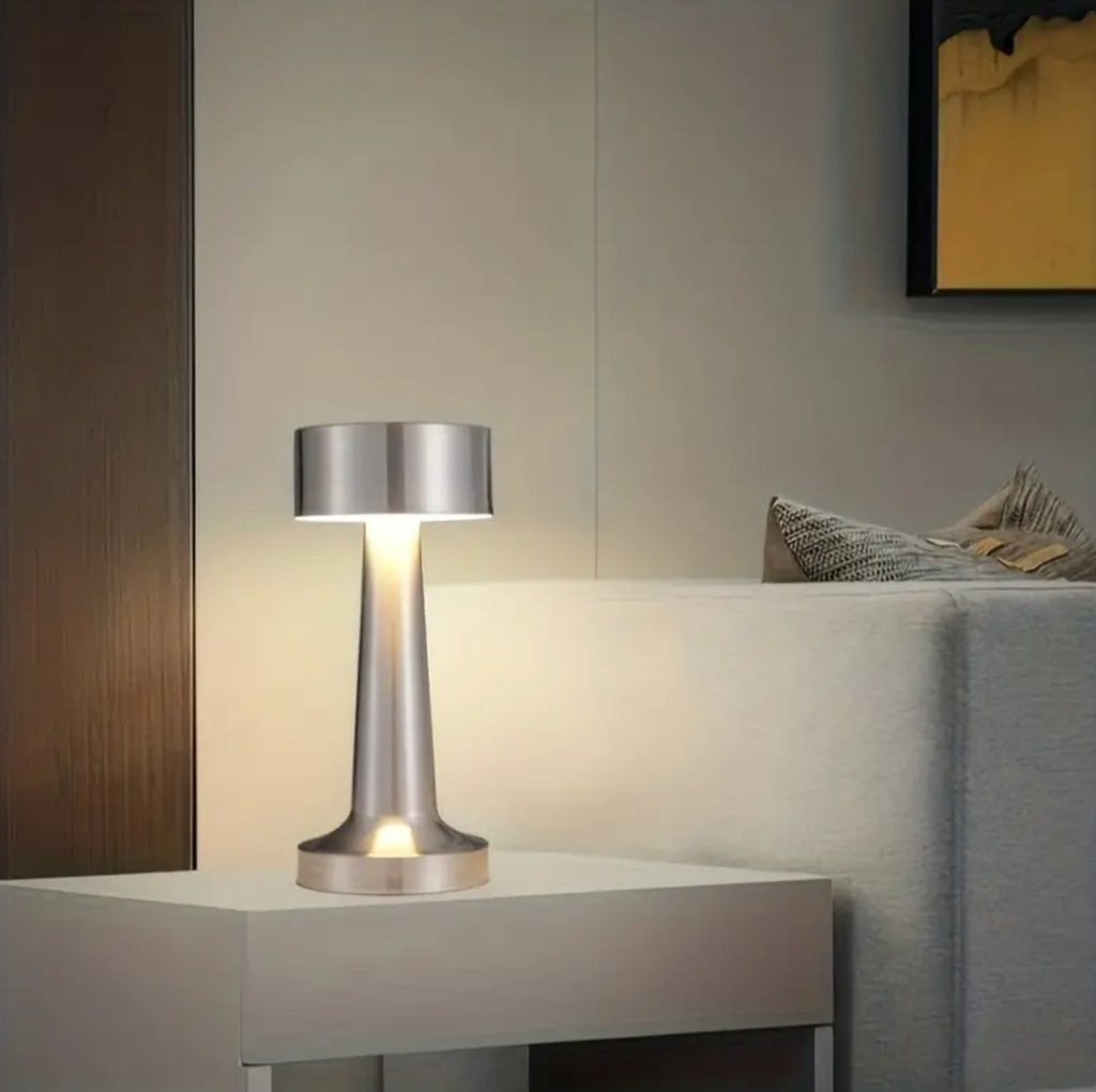 Wireless Dimmable LED Rechargeable Table Lamp ModernArt – Contemporary Touch Control - Living Room - Reading Lamp - Bedside Lamp | elesira