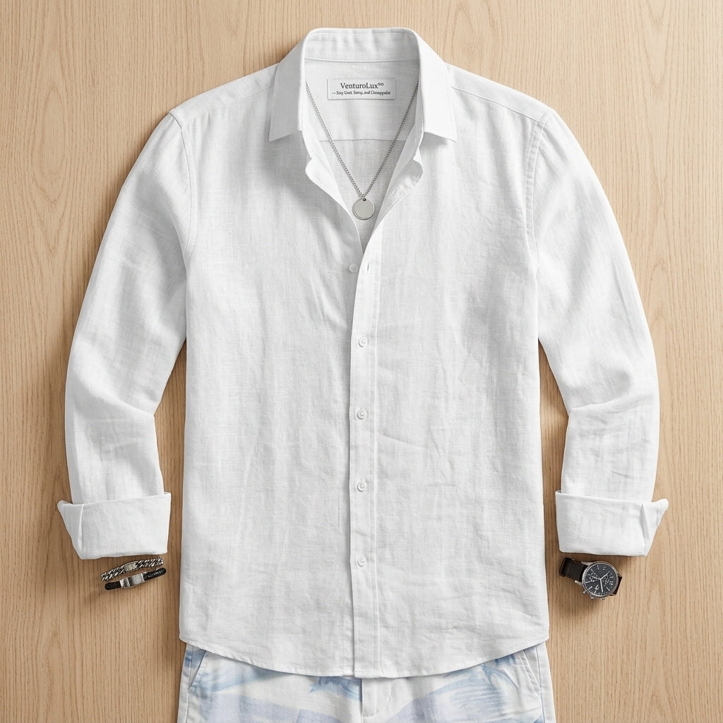 Chemise VenturoLux | Restez au frais, élégant et irrésistible toute la journée | elesira