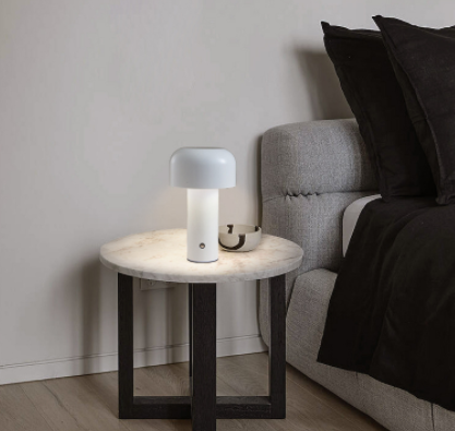 Trådløs, dimbar LED-bordlampe med batteri LeonieDeko - moderne stil - stue - leselampe - nattbordslampe | elesira