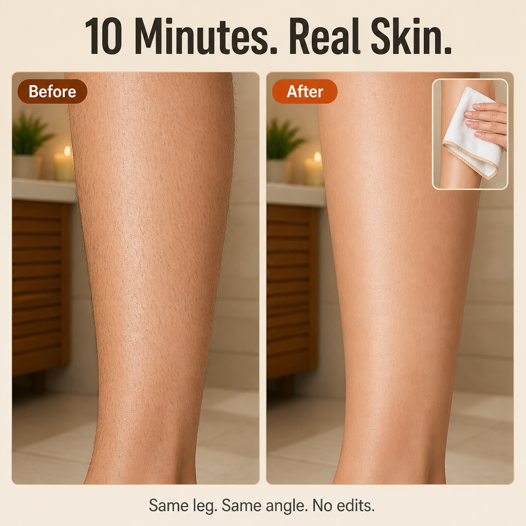 Silkifique | Melt Stubble Away in 10 Minutes Without Burns or That Drugstore Scent | elesira