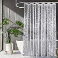 Rideau de douche étanche à motif galets – design transparent | elesira