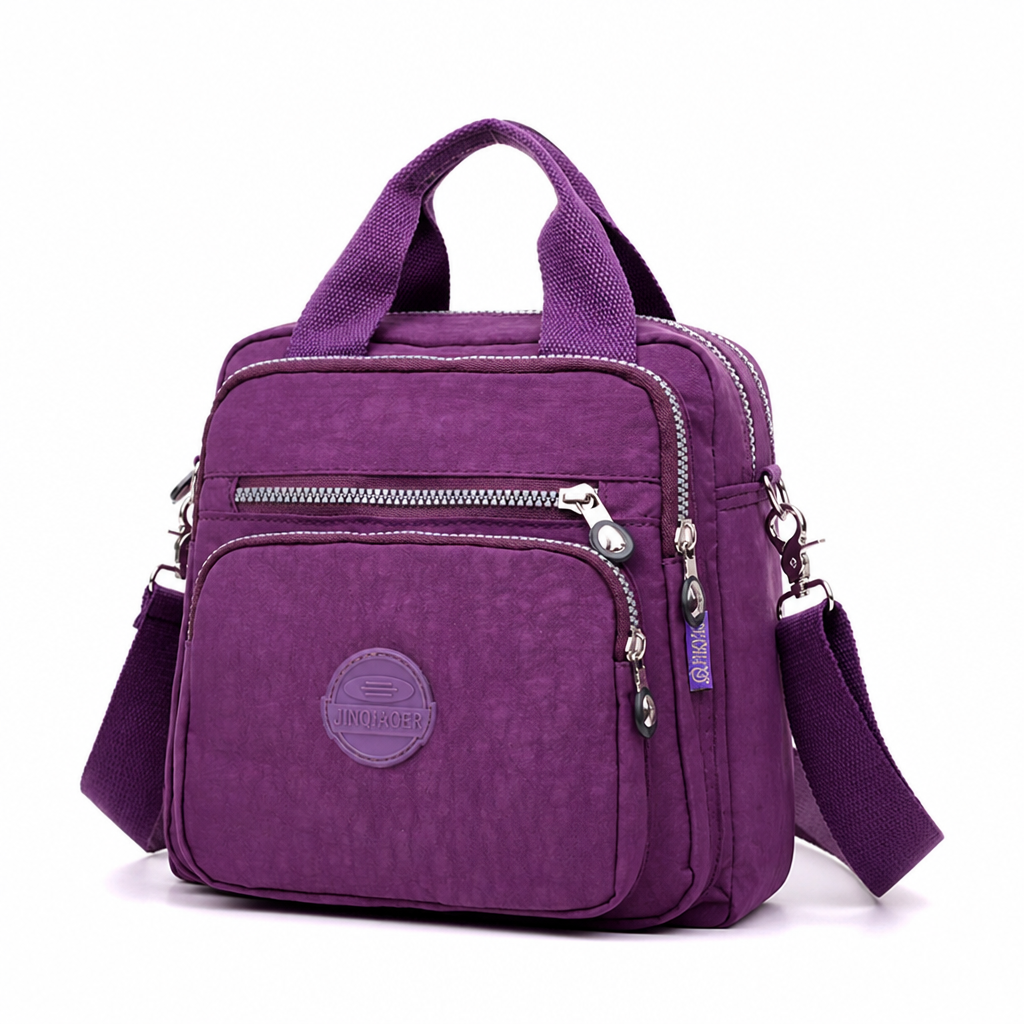 Water-Repellent Multi-Compartment Crossbody Bag | elesira