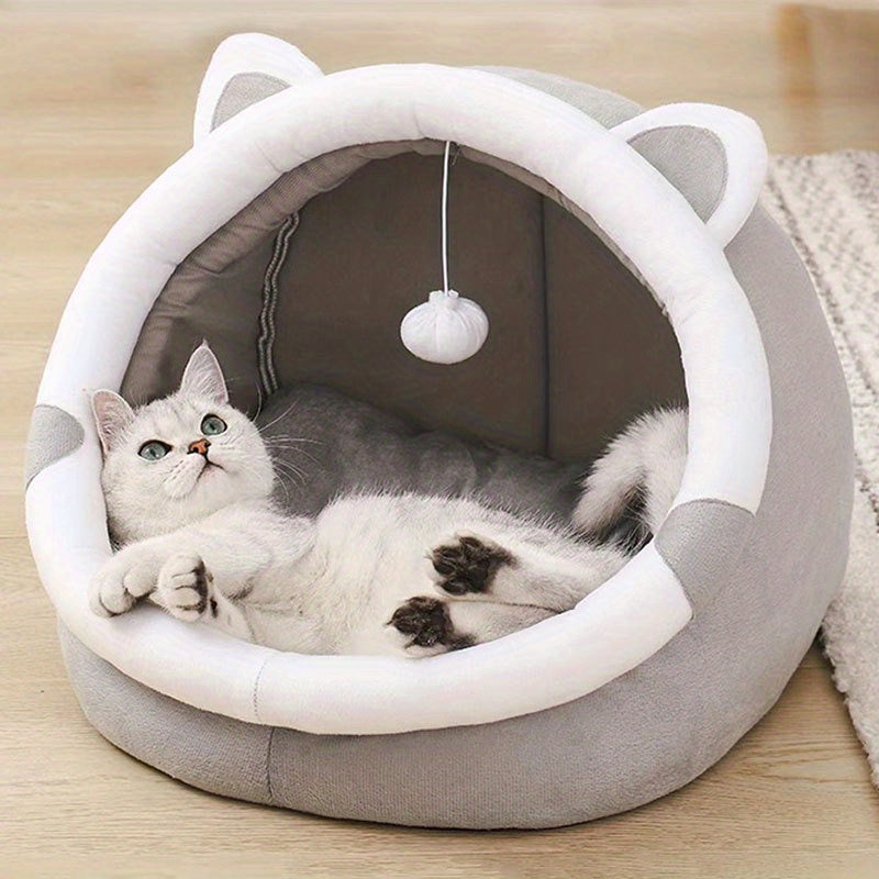 Snuggly Haven——舒适柔软的猫咪洞穴床，带来极致舒适 | elesira