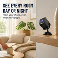 Zoomora Mini Cam | Oglądaj każde pomieszczenie w dzień i w nocy, gdziekolwiek jesteś | elesira