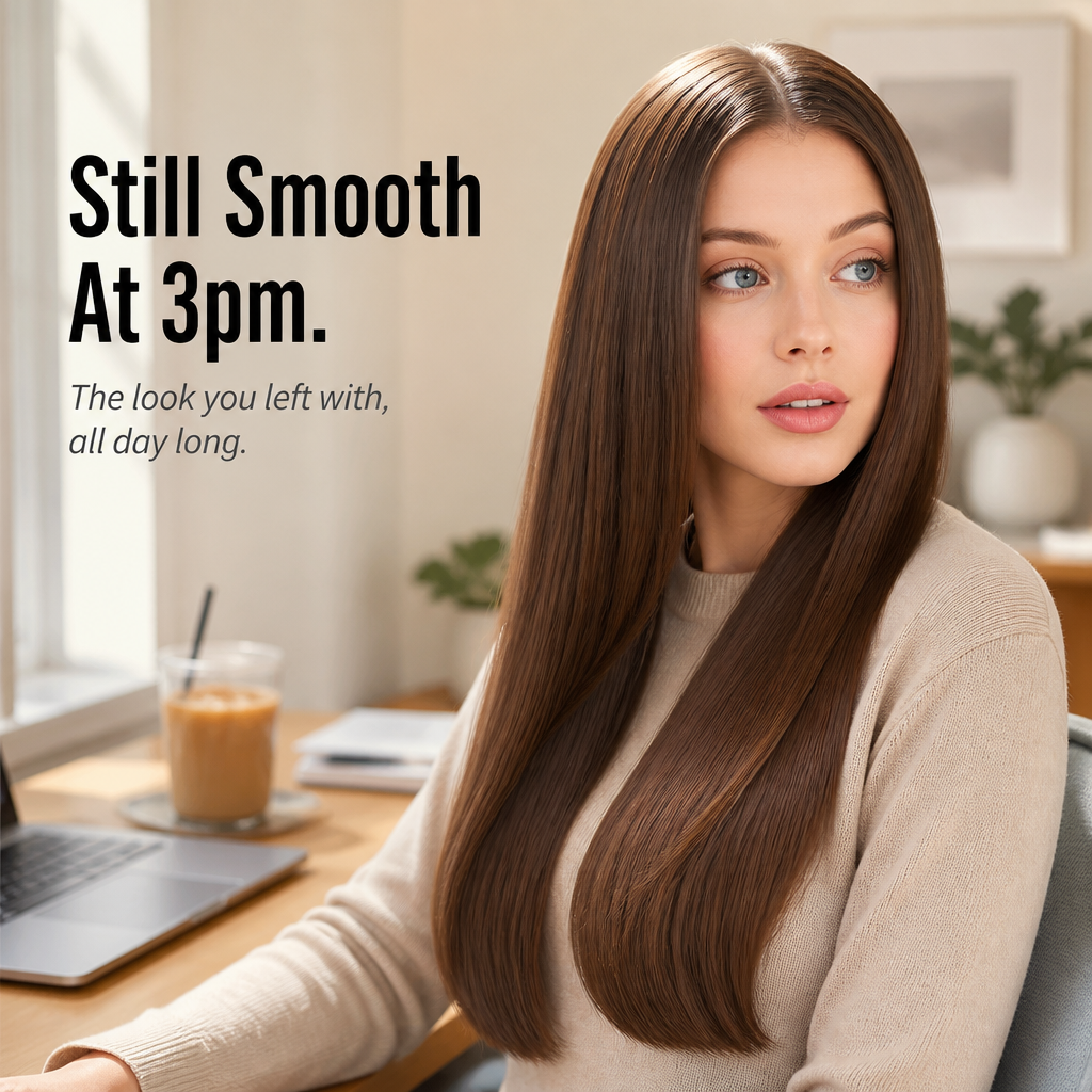 VeloSmooth | Slash Your Morning Hair Routine to One Tool, One Stroke | elesira